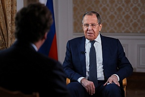 Entrevista do Ministro dos Negócios Estrangeiros da Federação  da Rússia, Serguei Lavrov, a Tucker Carlson, jornalista e fundador da  Tucker Carlson Network.