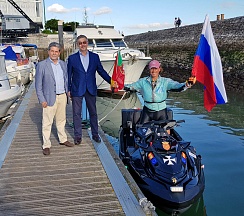 Encontro do Embaixador Mikhail Kamynin com o viajante espanhol Alvaro de Marichalar Encontro do Embaixador Mikhail Kamynin com o viajante espanhol Alvaro de Marichalar